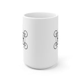 Plus Minus Co Sacred Geometry, Metatrons Cube Mugs , Sacred Geometry Art White Ceramic Mug, view 4