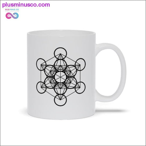 Plus Minus Co Sacred Geometry, Metatrons Cube Mugs