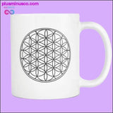 Plus Minus Co Sacred Geometry Mugs | Flower of Life, Metatron's Cube,, view 3