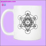 Plus Minus Co Sacred Geometry Mugs | Flower of Life, Metatron's Cube,, view 6