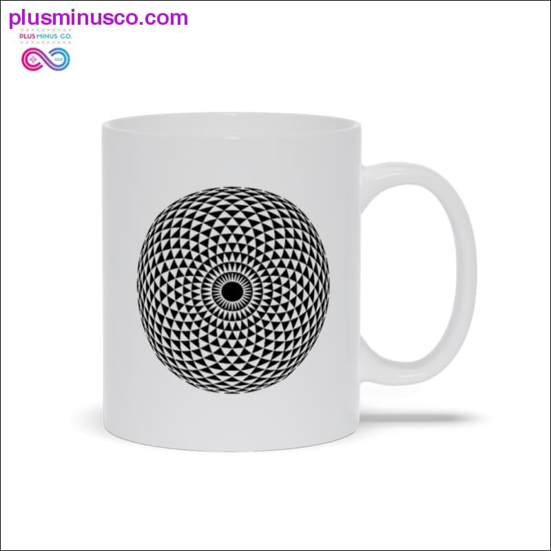 Plus Minus Co Sacred Geometry, Torus. Yantra Hypnotic Eye Mugs
