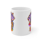 Plus Minus Co Sagittarius Mugs, December Birthday Gift Ideas || Sagittarius Coffee Mug, Sagittarius Zodiac gift idea, Pink Sagittarius Zodiac, view 4