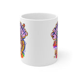 Plus Minus Co Sagittarius Mugs, December Birthday Gift Ideas || Sagittarius Coffee Mug, Sagittarius Zodiac gift idea, Pink Sagittarius Zodiac, view 4