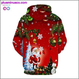 Plus Minus Co Santa Christmas Tree Jingle Bells Christmas Hoodie 3D, view 3