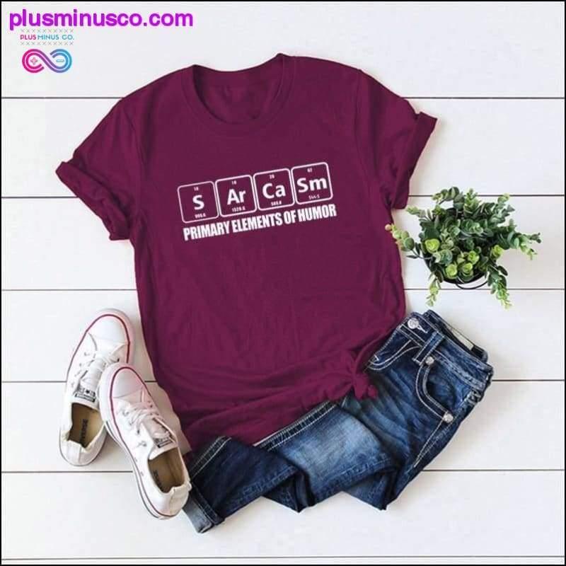 Plus Minus Co Sarcasm Letter Print T-shirt Largre Size Casual Summer Short
