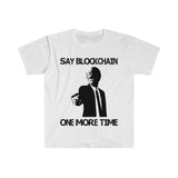 Plus Minus Co Say Blockchain One More Time T-Shirts, Bitcoin Supply Formula T-Shirts, Bitcoin T-Shirts, Hodl, Crypto Currency, Digital Currency, You Cant, view 2