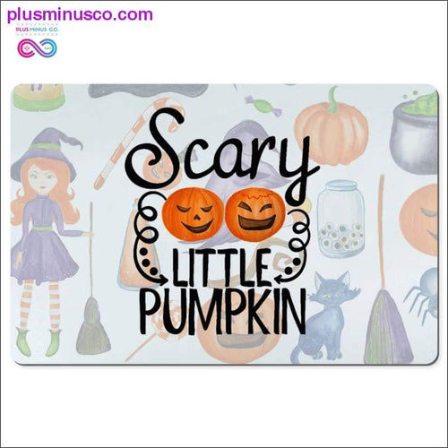 Plus Minus Co Scary Little Pumpkin Desk Mats 12x18