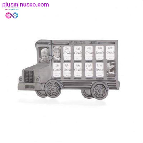 Plus Minus Co School Bus Photo Frame ll PlusMinusco.com
