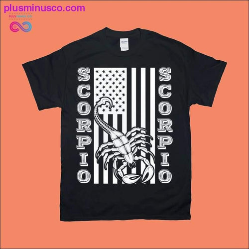 Plus Minus Co Scorpio | American Flag T-Shirts