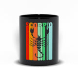 Plus Minus Co Scorpio Black Mug || Scorpio Woman Mug || Scorpio Queen Mug || Classic Scorpio Mug || Scorpio Red, Orange, Green And Black Mug || October, view 2