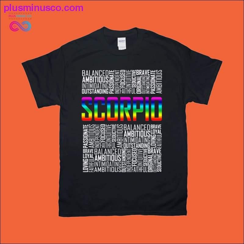 Plus Minus Co Scorpio Black T-Shirts