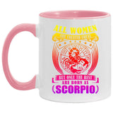 Plus Minus Co Scorpio Mug, Scorpio white Mug || Best women are born Scorpio || November Born || Scorpio women Mug, Scorpio Coffee Mug, view 3