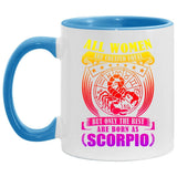 Plus Minus Co Scorpio Mug, Scorpio white Mug || Best women are born Scorpio || November Born || Scorpio women Mug, Scorpio Coffee Mug, view 5