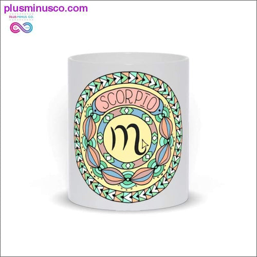 Plus Minus Co Scorpio Zodiac Mugs