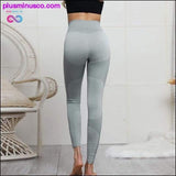Plus Minus Co Seamless High Waist Push-up Tights for Running, Training and, view 2
