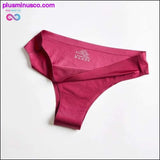 Plus Minus Co Seamless Lady Thong Soft Ice Silk G String Low Waist Women, view 5
