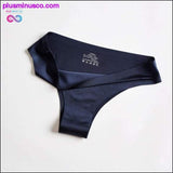 Plus Minus Co Seamless Lady Thong Soft Ice Silk G String Low Waist Women, view 6
