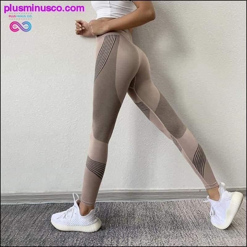 Plus Minus Co Seamless Quick Dry,High Waist Ankle-length Knitted Pants for