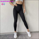 Plus Minus Co Seamless Quick Dry,High Waist Ankle-length Knitted Pants for, view 3