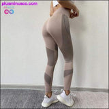 Plus Minus Co Seamless Quick Dry,High Waist Ankle-length Knitted Pants for, view 4