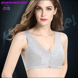Plus Minus Co Seamless Sport Wire-Free Silk Bra at PlusMinusCo.com, view 3