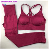 Plus Minus Co Seamless Yoga Set Women Fitness Clothing Sportswear Woman, view 2