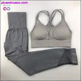 Plus Minus Co Seamless Yoga Set Women Fitness Clothing Sportswear Woman, view 4