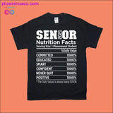 Plus Minus Co Senior 2021 Nutrition Facts T-Shirts, view 2