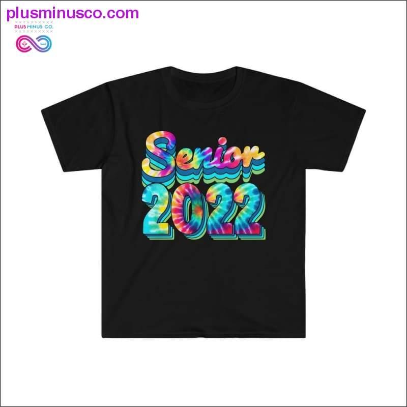 Plus Minus Co Senior 2022 Tie-Dye Print Solid T-shirt