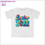 Plus Minus Co Senior 2022 Tie-Dye Print Solid T-shirt, view 2
