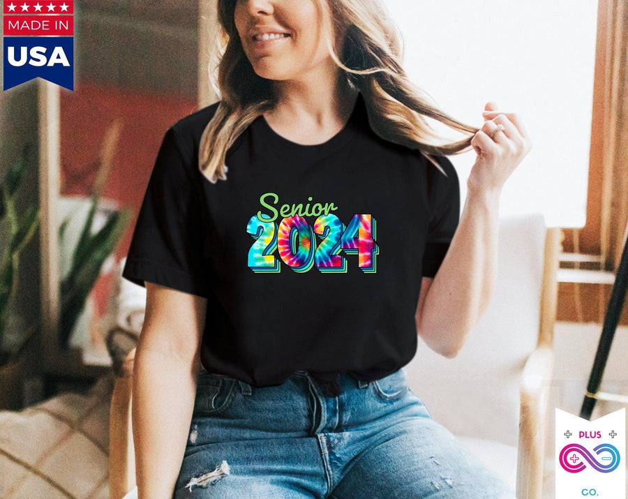 Plus Minus Co Senior 2024 T-Shirts, Class Of 2024 Gift, 2024 Graduates, Graduation 2024, Back To School As Senior, Graduation Tee School Pride School
