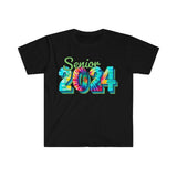 Plus Minus Co Senior 2024 T-Shirts, Class Of 2024 Gift, 2024 Graduates, Graduation 2024, Back To School As Senior,graduation Tee School Pride School Shirt, view 2