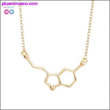 Plus Minus Co Serotonin Molecule Necklace Small Pendant Necklaces for, view 3