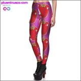 Plus Minus Co Sexy Girl Pencil Pants Black White Weed Maple Leaf Printed, view 4