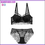 Plus Minus Co Sexy Lace Push Up Bra || PlusMinusco.com, view 2