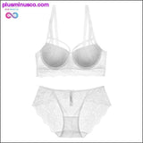 Plus Minus Co Sexy Lace Push Up Bra || PlusMinusco.com, view 4