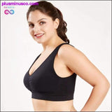 Plus Minus Co Sexy plus size Bras for Women Breathable Seamless Bra bh, view 4