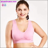Plus Minus Co Sexy plus size Bras for Women Breathable Seamless Bra bh, view 6