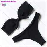 Plus Minus Co Sexy Strapless Bikini Set Off Shoulder, view 4