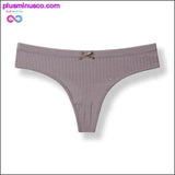 Plus Minus Co Sexy Thongs Yoga Shorts Women Antibacterial Cotton Seamless, view 5