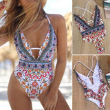 Plus Minus Co Sexy Women's One Piece Swimsuit Push Up Padded Bikini Monokini Swimwear Beachwear, view 3