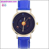 Plus Minus Co Shaarms Hot Solar System Women Watch Fashion Leather Quartz, view 2