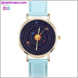 Plus Minus Co Shaarms Hot Solar System Women Watch Fashion Leather Quartz, view 3