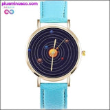 Plus Minus Co Shaarms Hot Solar System Women Watch Fashion Leather Quartz, view 6