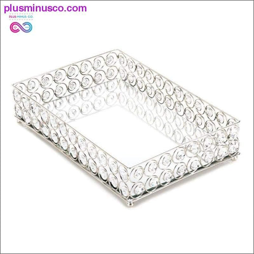 Plus Minus Co Shimmer Rectangular Jeweled Tray ll Plusminusco.com