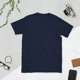 Plus Minus Co Respect The Commish – Fantasy Football Draft Tee for the Ultimate League Boss Short-Sleeve Unisex T-Shirt, view 6