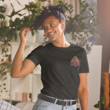 Plus Minus Co Respect The Commish – Fantasy Football Draft Tee for the Ultimate League Boss Short-Sleeve Unisex T-Shirt, view 2