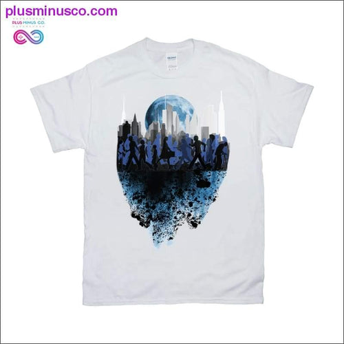 Plus Minus Co Silhouette City T-Shirts