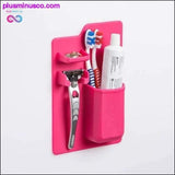 Plus Minus Co Silicone Bathroom Organizer Mighty Toothbrush Holder, view 2