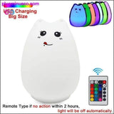 Plus Minus Co Silicone Touch Sensor LED Night Light For Children Baby Kids, view 4